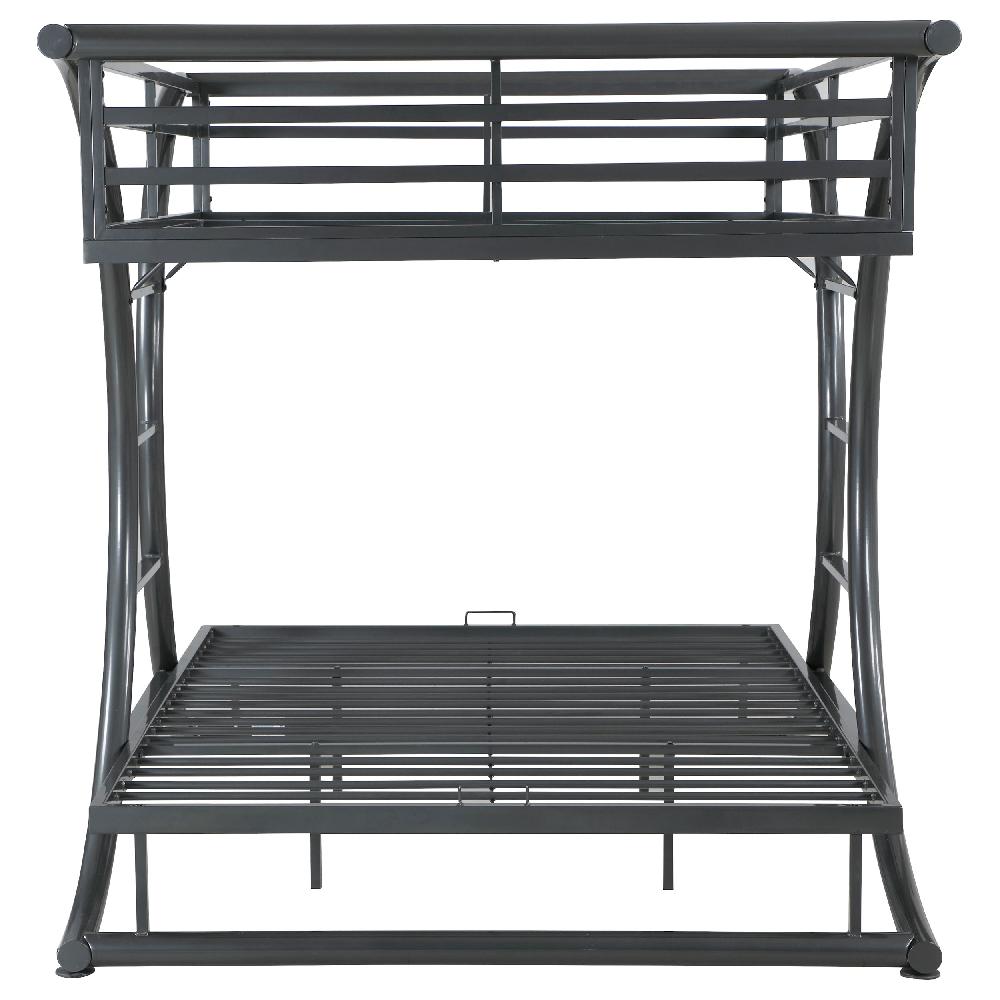 Coaster Stephan Metal Full Over Full Bunk Bed Gunmetal