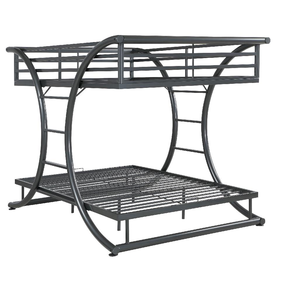 coaster Stephan Metal Full Over Full Bunk Bed Gunmetal