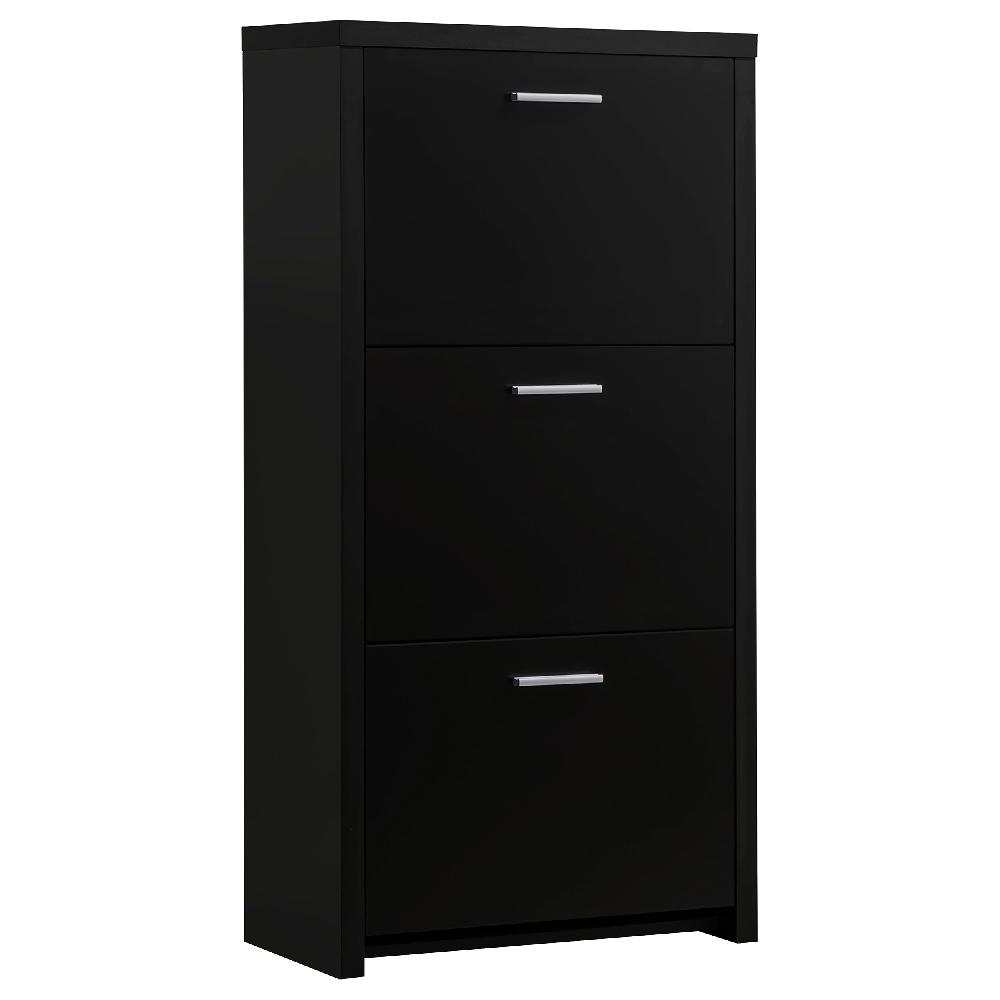 coaster Vivian 3-drawer Engineered Wood Shoe Cabinet Black