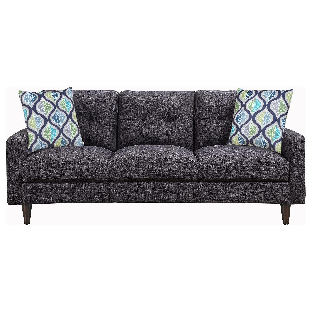 Coaster Watsonville 3-piece Upholstered Track Arm Sofa Set Grey