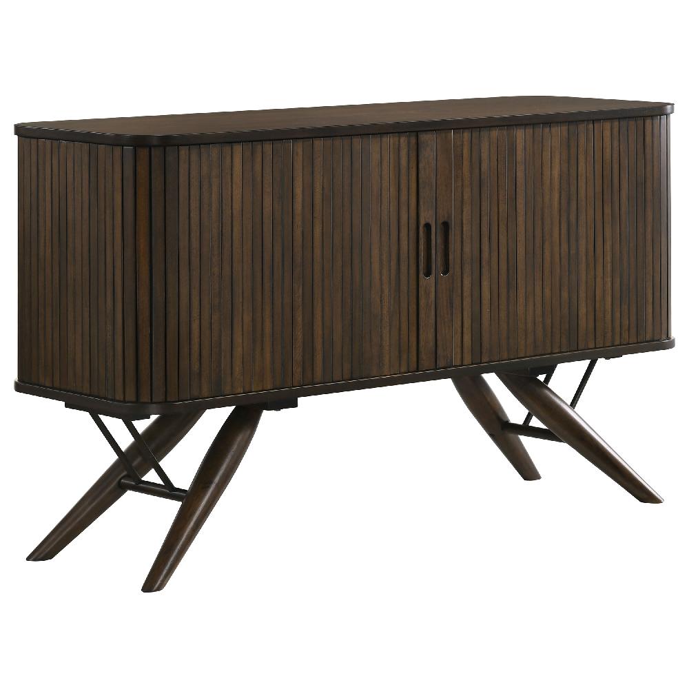 coaster Wes 2-door Sideboard Buffet Storage Cabinet Dark Walnut