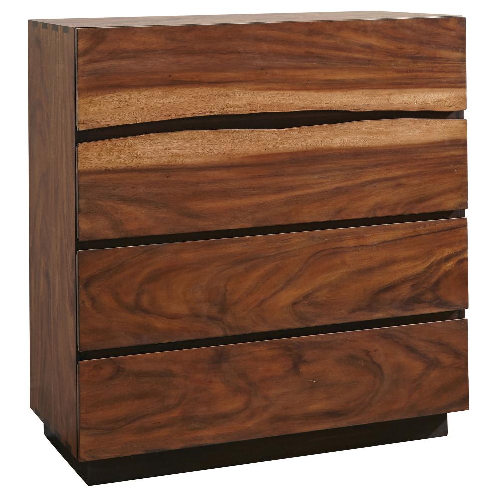 coaster Winslow 4-drawer Bedroom Chest Smokey Walnut