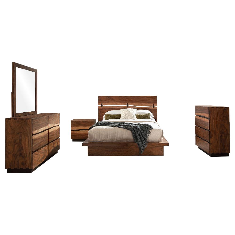 Coaster Winslow 5-piece Queen Bedroom Set Smokey Walnut