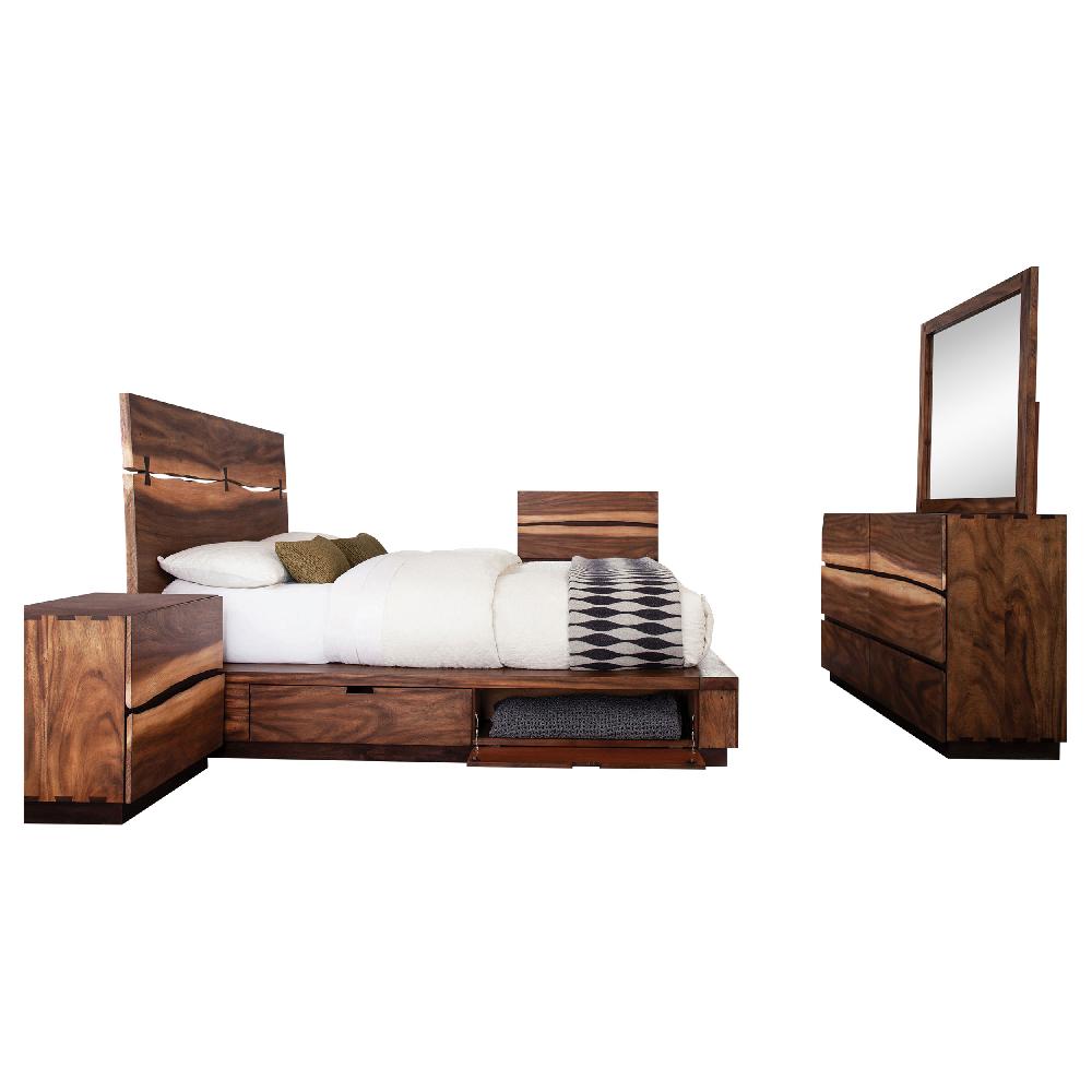 Coaster Winslow 5-piece Queen Bedroom Set Smokey Walnut