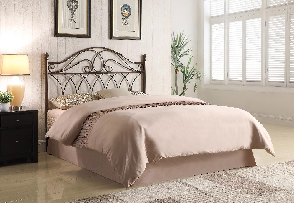 Coaster Zola Metal Queen Or Full Open Frame Headboard Brown