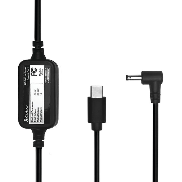 cobra Power Cord - USB-C to Barrel Connector