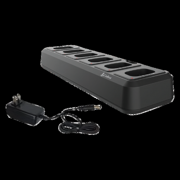cobra PX 6-way Charging Dock with Power Adapter