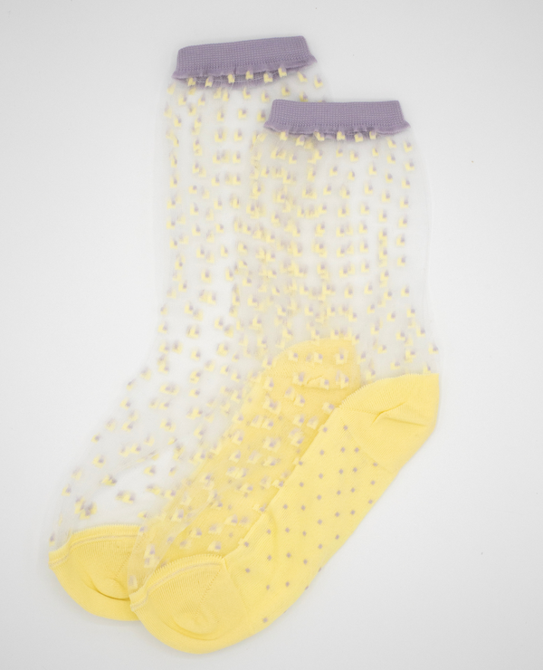 Coclico Atelier St Eustache Crescent Dunes SocksLemon And Lavender