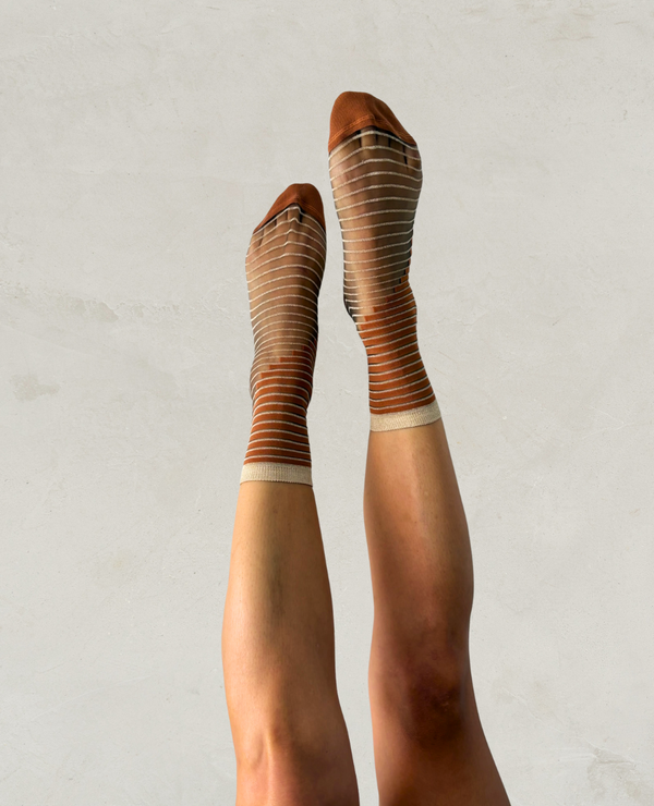 coclico Atelier St Eustache Shibuya SocksCaramel