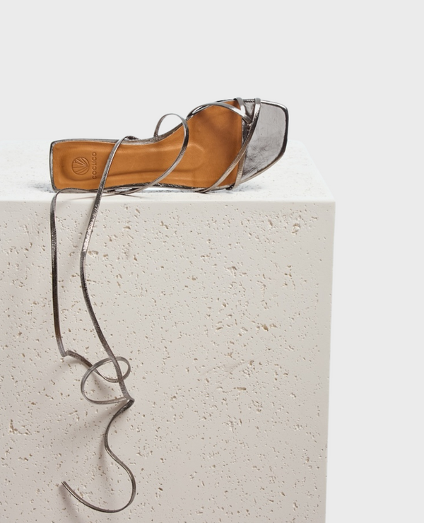 coclico Fatale SandalAcero Metallic Leather