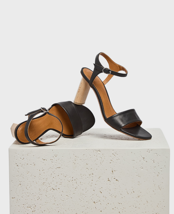 coclico Gigi HeelBlack Leather