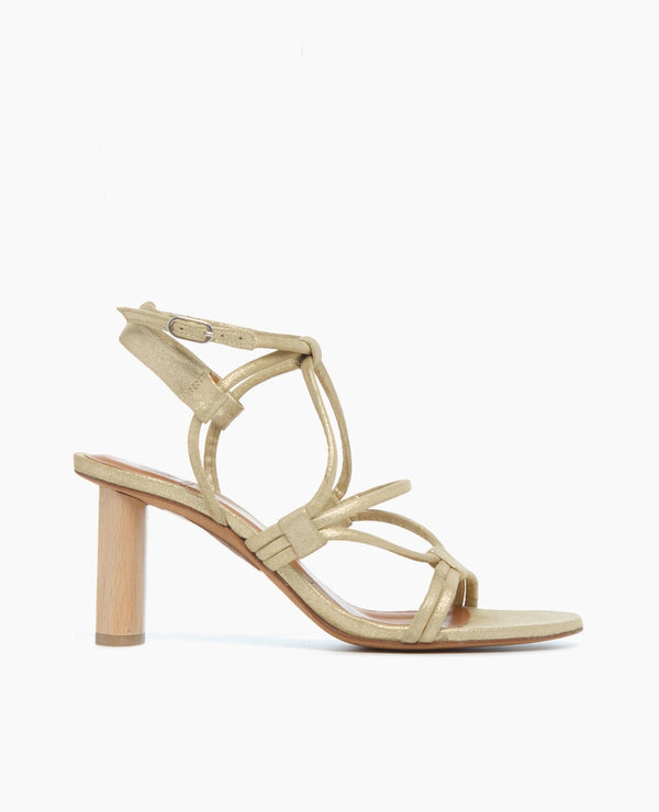 Coclico Glaze HeelChampagne Shimmer Suede