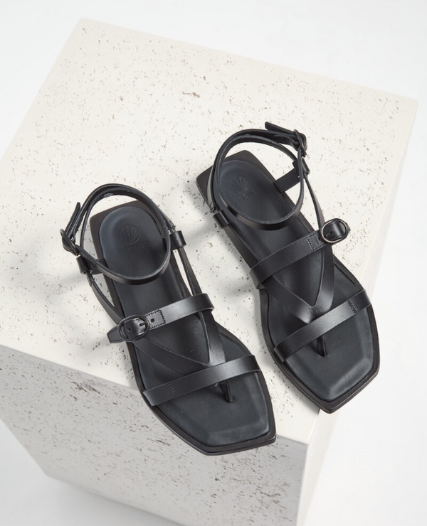 Coclico Image SandalBlack Leather