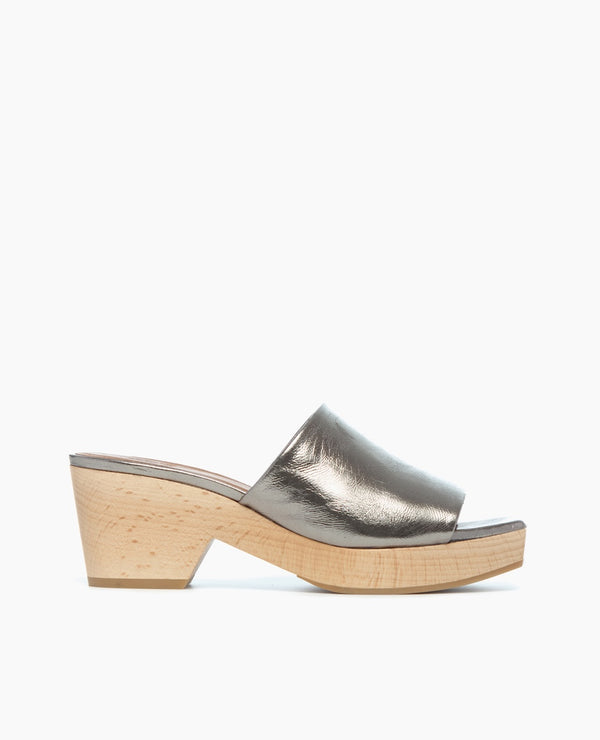 Coclico Mist ClogAcero Metallic Leather