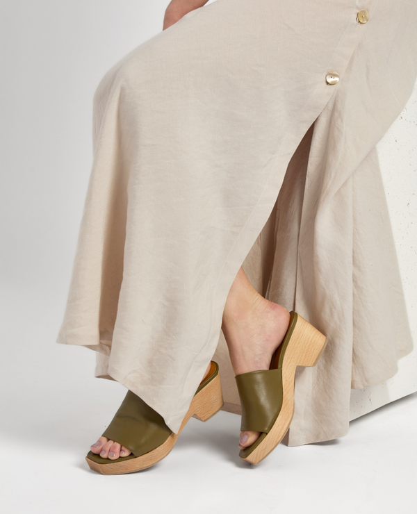 Coclico Mist ClogArtichoke Leather