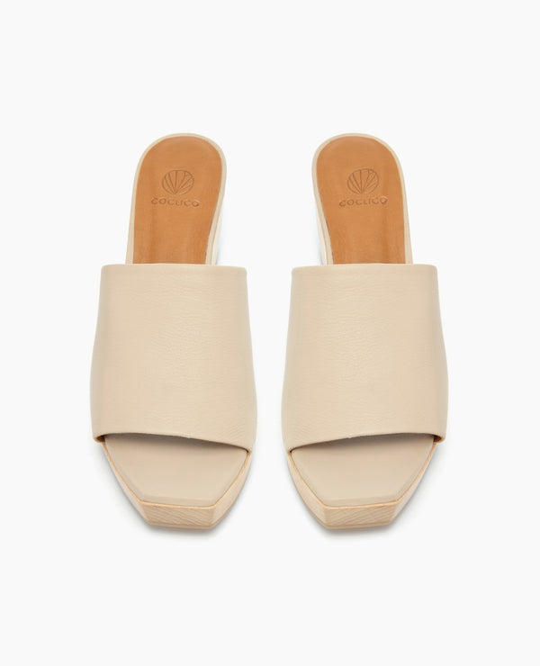 Coclico Mist ClogLatte Macchiato Leather