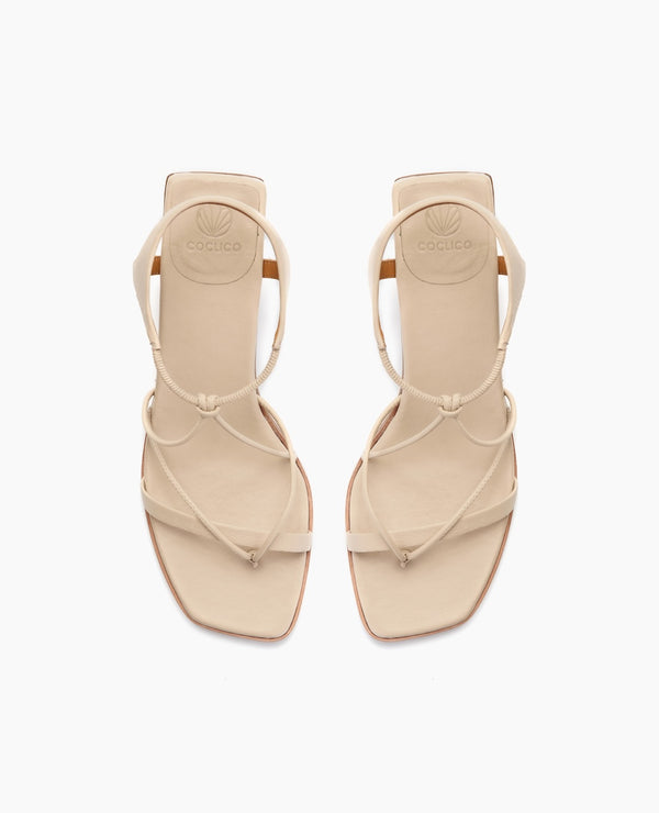 coclico Notice HeelLatte Machiatto Leather