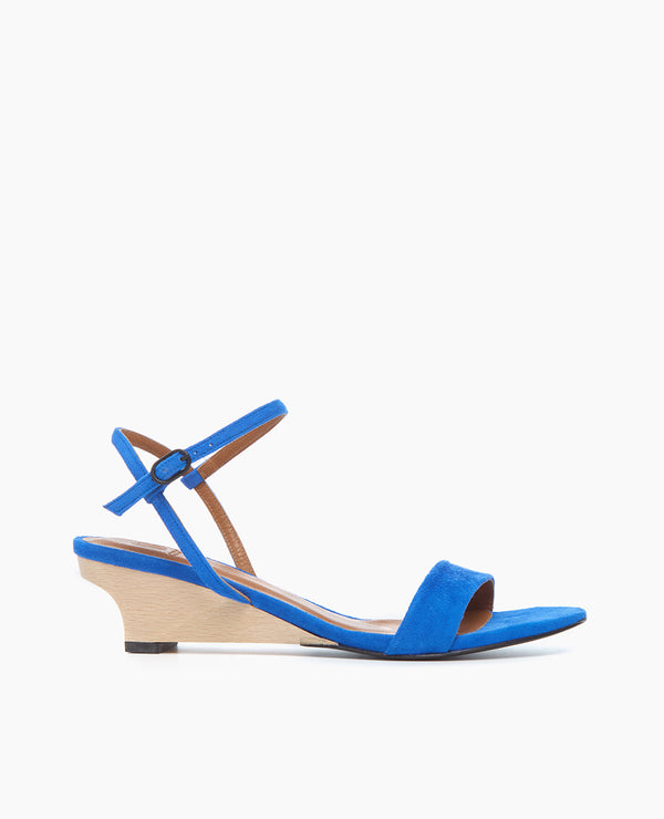Coclico Venti Demi-Wedge SandalAzul Fluo Suede