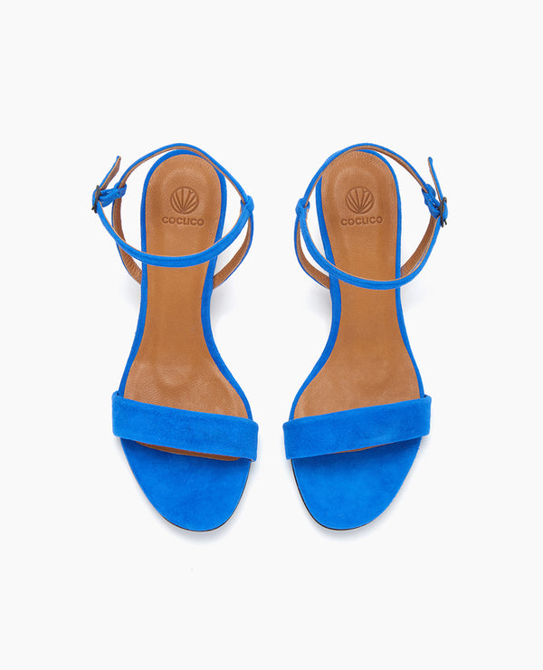Coclico Venti Demi-Wedge SandalAzul Fluo Suede