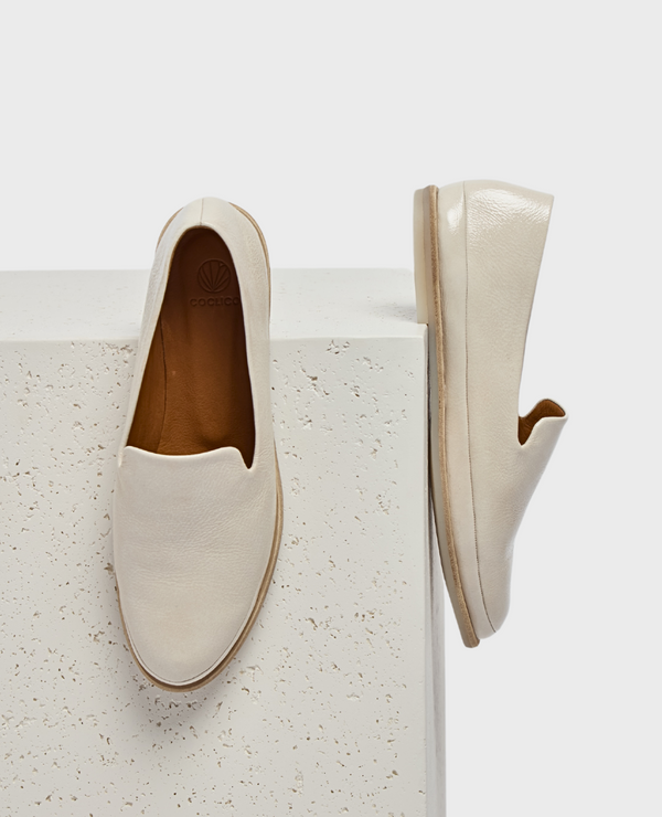 coclico York LoaferLatte Crinkled Patent