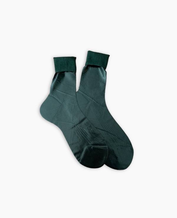 Coclico Maria La Rosa Cipresso Silk SocksCipresso Foil
