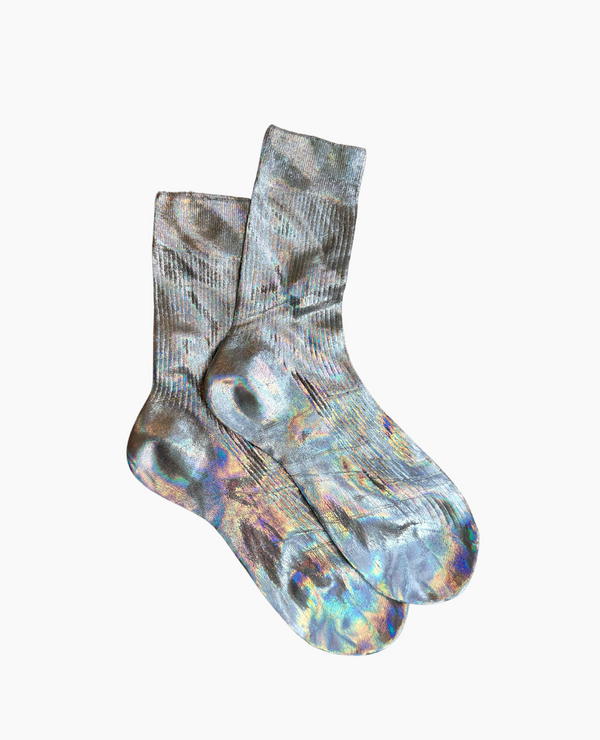 Coclico Maria La Rosa Ologram Silk SocksOlogram Foil