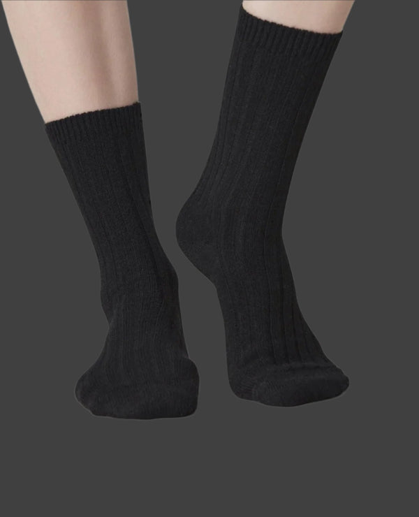 Coclico Swedish Stockings Bodil Wool/Cashmere SocksBlack