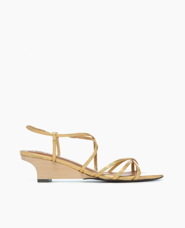 Coclico Vain Demi-Wedge SandalIris Iridescent Leather