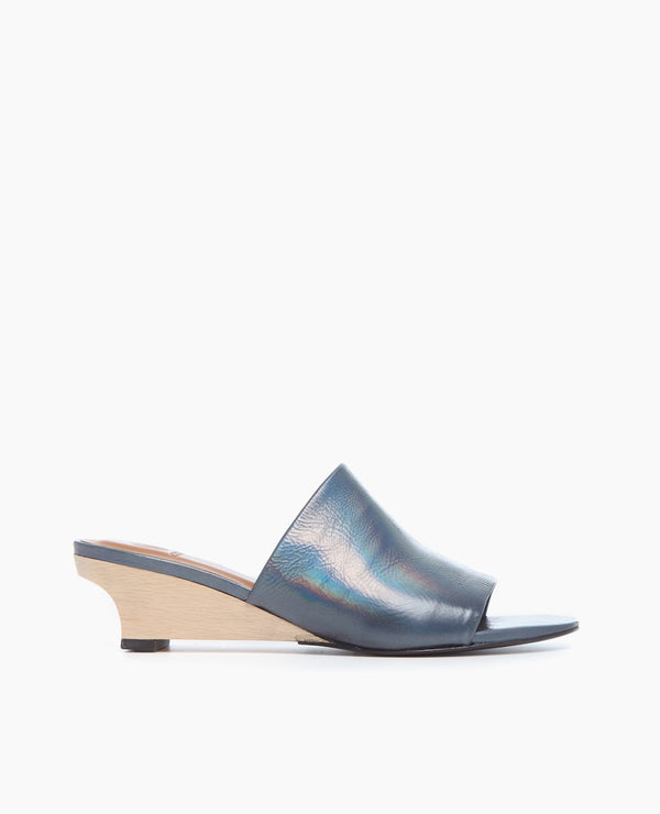 Coclico Vita Demi-Wedge SandalCarbon Iridescent Leather