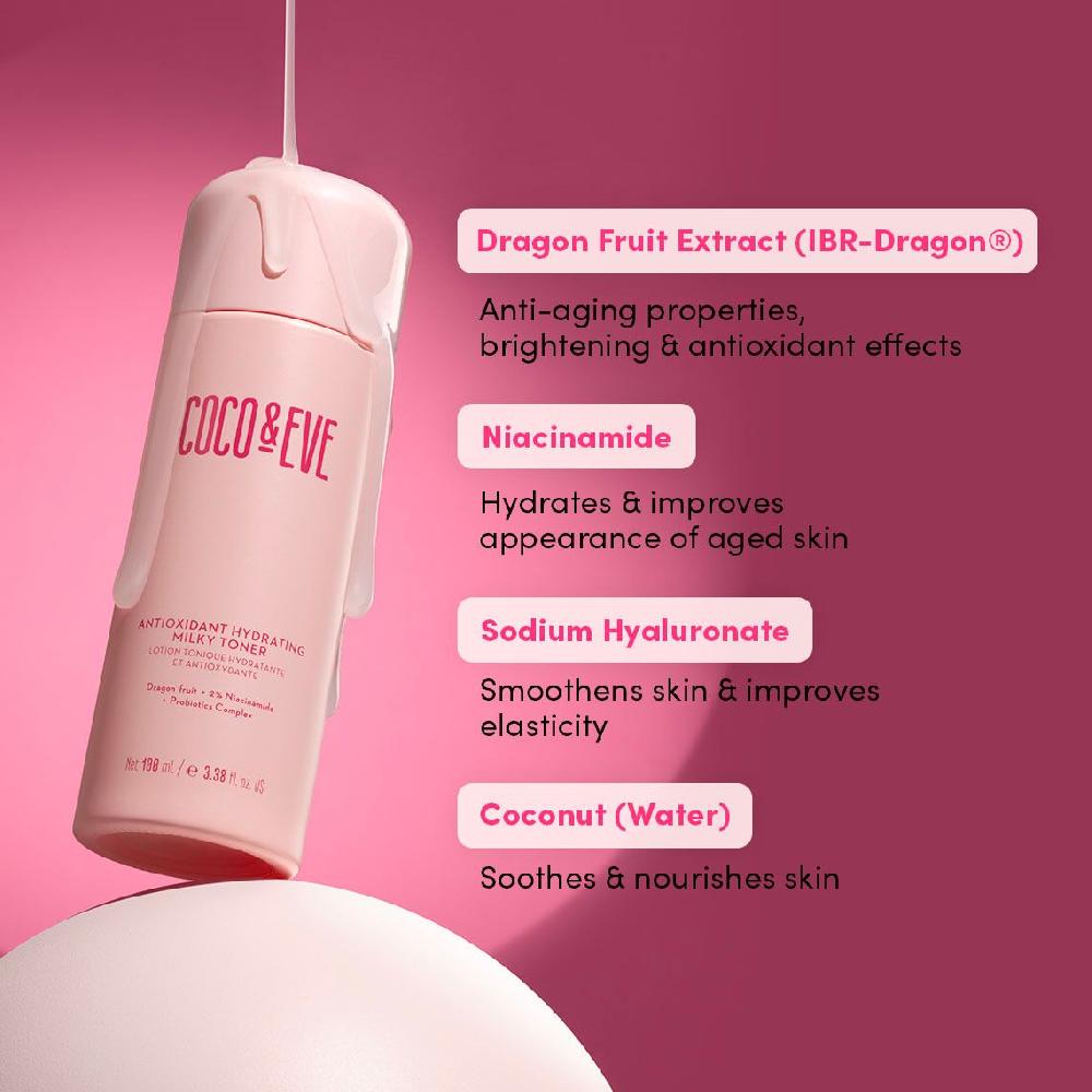 Coco & Eve Antioxidant Hydrating Milky Toner3.38oz