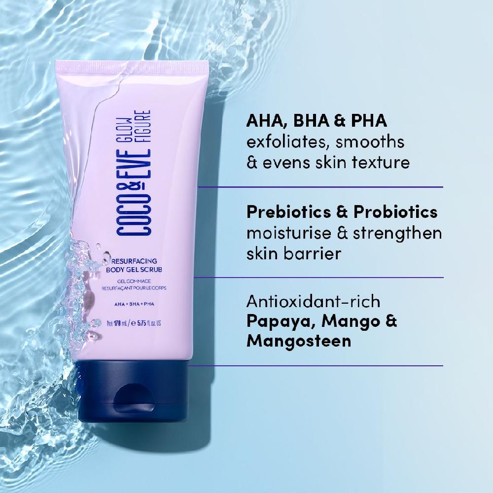 Coco & Eve Resurfacing Body Gel Scrub5.75oz