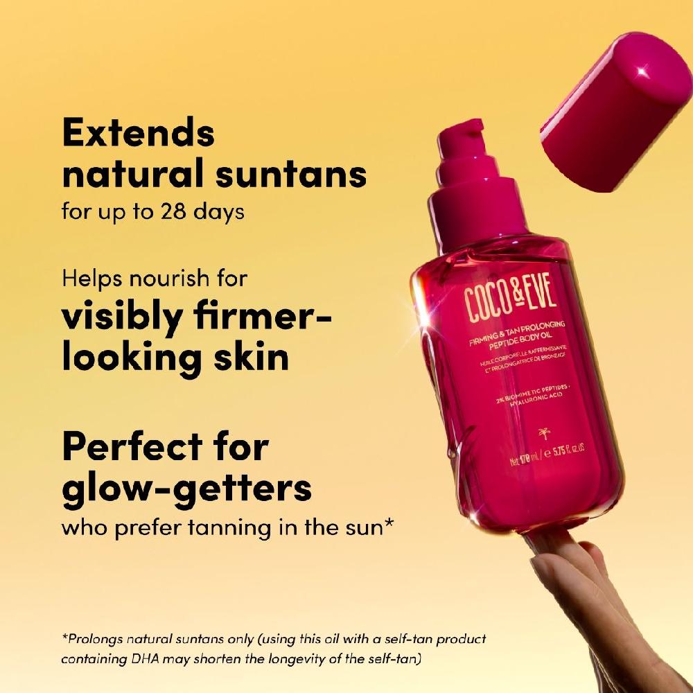 Coco & Eve Firming & Tan Prolonging Peptide Body Oil5.75oz
