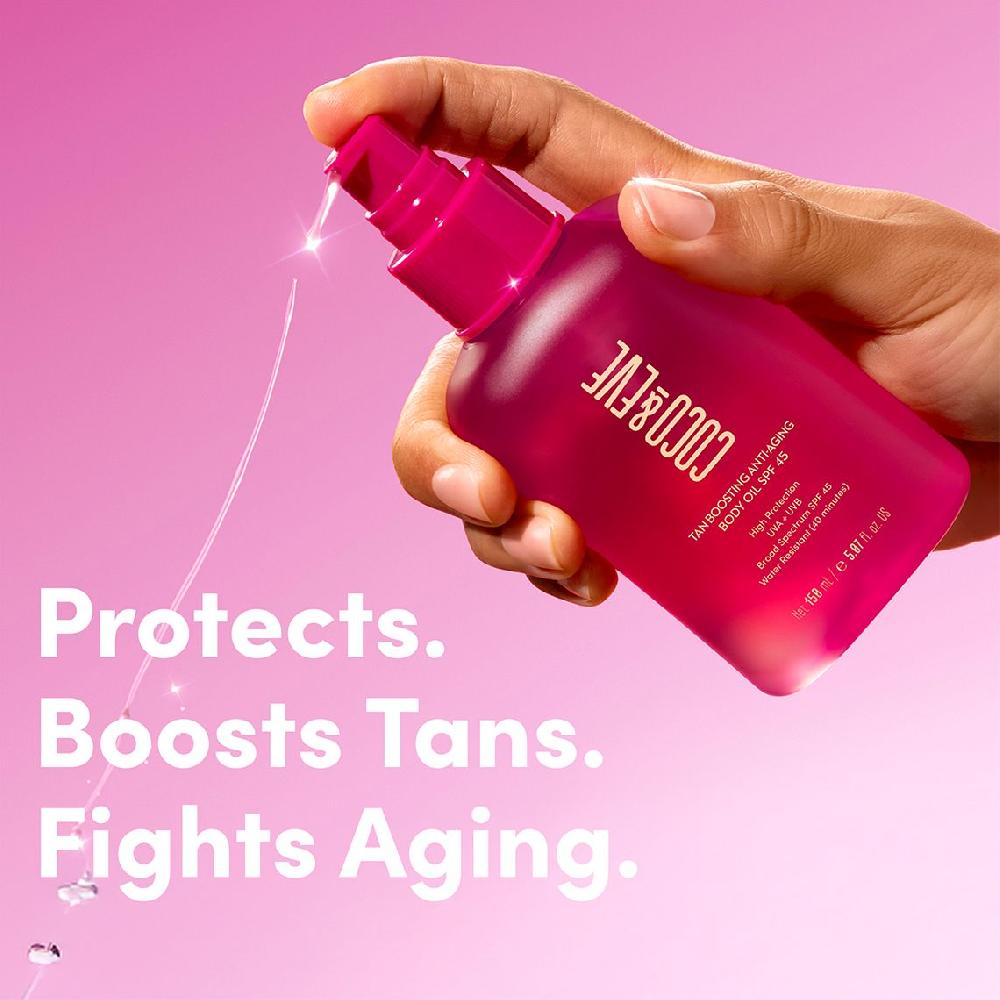 Coco & Eve Tan Boosting Anti-Aging Body Oil SPF455.07oz