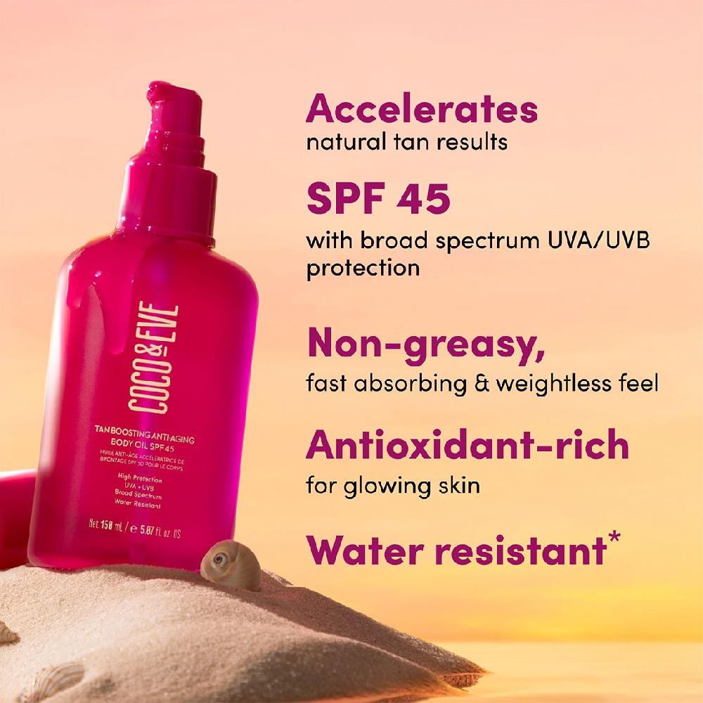 Coco & Eve Tan Boosting Anti-Aging Body Oil SPF455.07oz