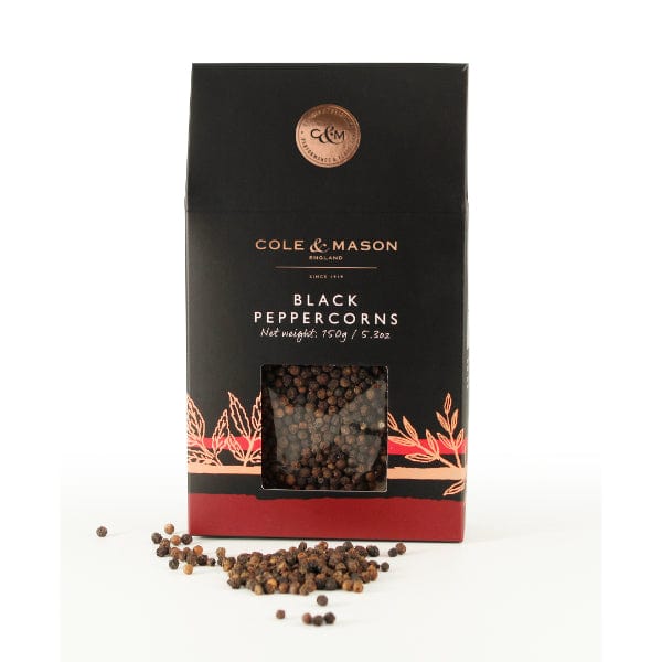 Cole & Mason Cole & Mason Black Peppercorns Box Refill 5.3oz