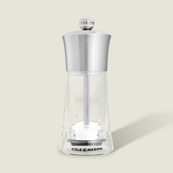 cole & mason Cole & Mason Bromley Acrylic & Stainless Steel Mill 6"