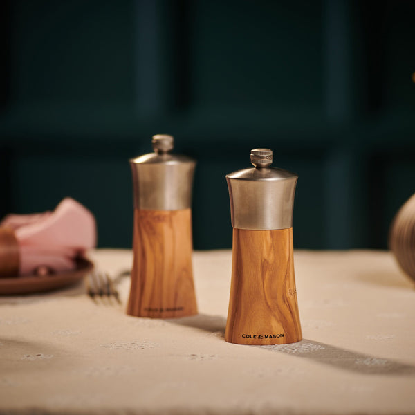 Cole & Mason Cole & Mason Bromley Olive Wood Salt & Pepper Mills