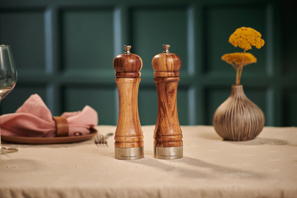 Cole & Mason Cole & Mason Camden Traditional Acacia Salt And Pepper Mill Gift Set 8.5"