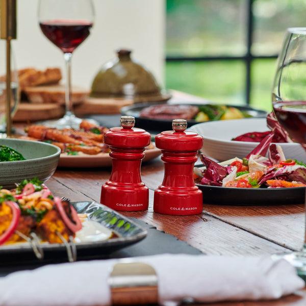 Cole & Mason Cole & Mason Red Gloss Salt & Pepper Mills