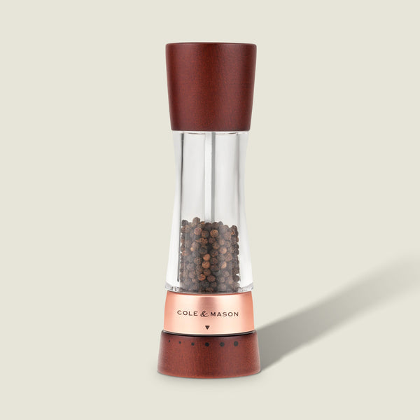 Cole & Mason Cole & Mason Derwent Chestnut Rose Gold Salt & Pepper Mill Gift Set