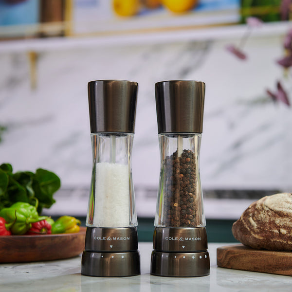 Cole & Mason Cole & Mason Derwent Iron Grey Salt & Pepper Mill Gift Set