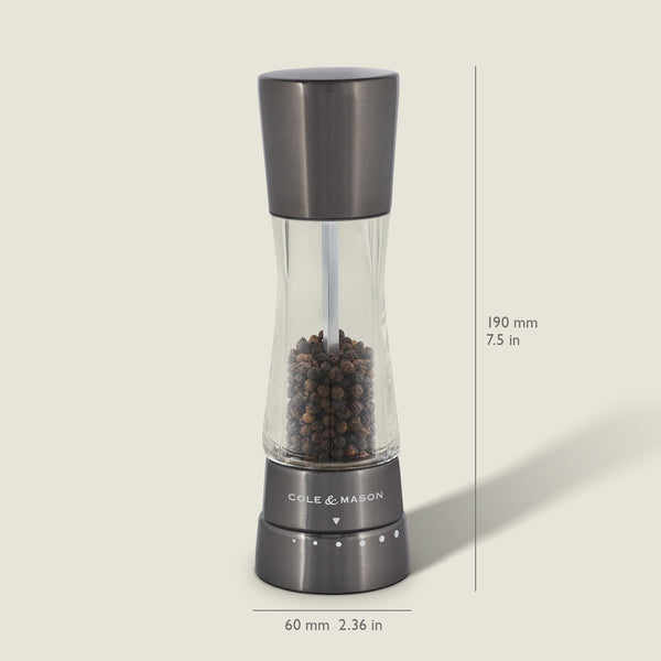 Cole & Mason Cole & Mason Derwent Pepper Mill Iron Grey (Formerly Gunmetal)