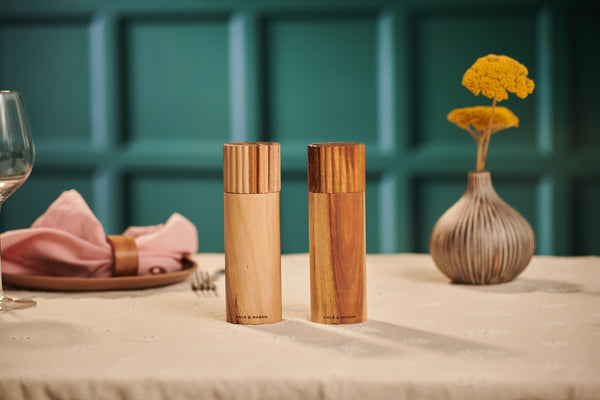 Cole & Mason Cole & Mason Galloway Acacia Salt And Pepper Mill Gift Set 7"