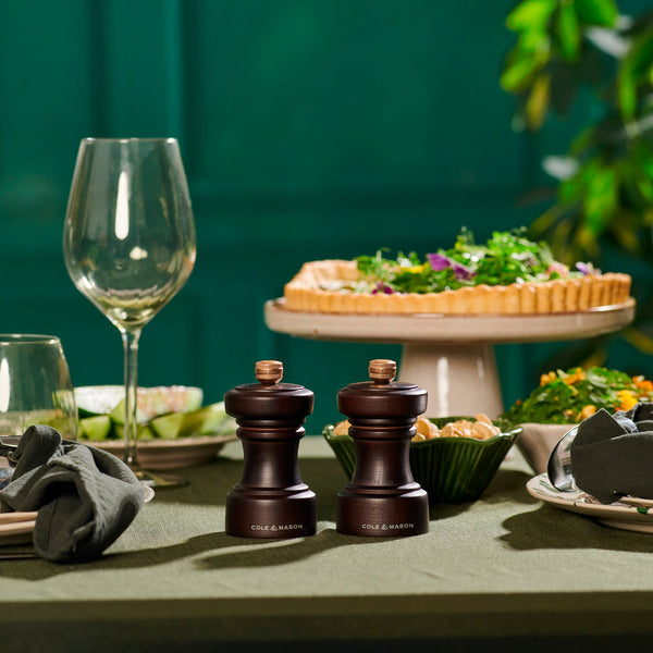Cole & Mason Cole & Mason Hoxton Chocolate Wood Salt & Pepper Mills