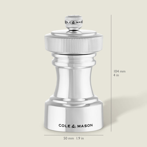 cole & Mason Cole & Mason Hoxton Silver Plated Salt & Pepper Mill Set