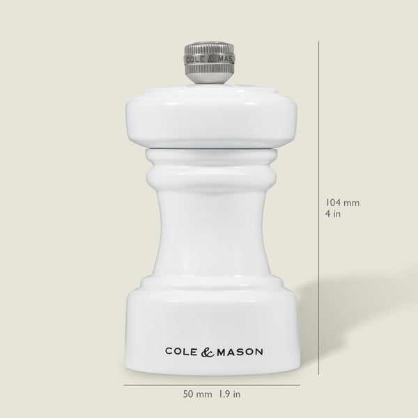 Cole & Mason Cole & Mason Hoxton White Gloss Salt & Pepper Mills