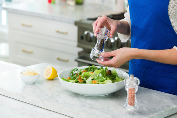 Cole & Mason Cole & Mason Liverpool 5.5" Acrylic Salt & Pepper Mill Set With Himalayan Salt