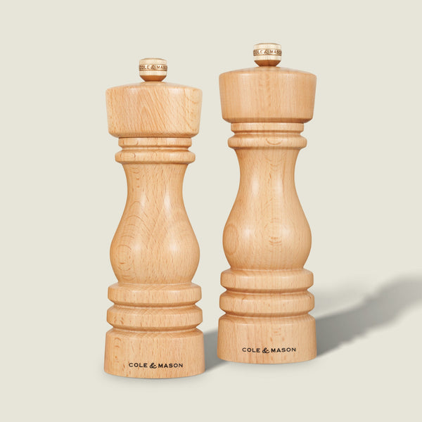 Cole & Mason Cole & Mason London Natural Beech Salt & Pepper Mills
