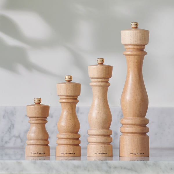 Cole & Mason Cole & Mason London Natural Beech Salt & Pepper Mills