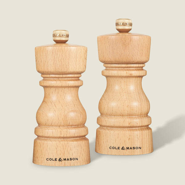 Cole & Mason Cole & Mason London Natural Beech Salt & Pepper Mills